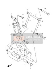 Levier de coussin arrière (VL800UE E19)