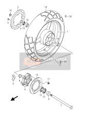 Roue arrière