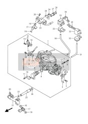 Corpo farfallato (VL800BUE E19)