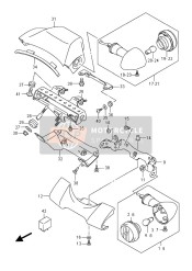 Lampe de clignotant (VL800BUE E19)