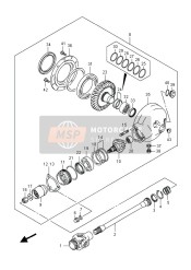 Propeller Shaft & Final Drive Gear (VZR1800 E02)