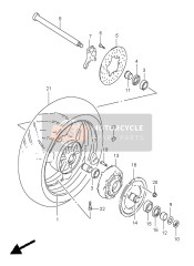 Roue arrière