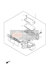 Hoofdremcilinder voor (VZR1800 E19)