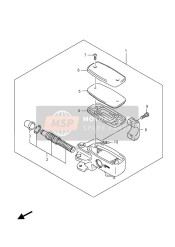 Hoofdremcilinder voor (VZR1800ZUF E19)