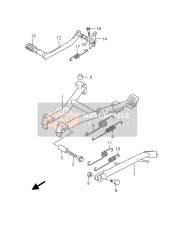 431100BE00, Cnjto Pedal Freno, Suzuki, 0