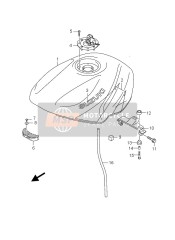 6811001DA0LU3, Set Adesivi Serb. For Zhx(Blk), Suzuki, 1