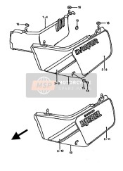 4711015A5014L, Cover,Frame Rh (White), Suzuki, 0