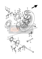 6532020410, Speichen. Satz, Suzuki, 0