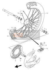 5923136E20YU1, Cover, Front Brake Disc, Suzuki, 1