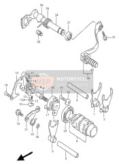 2560003B10, Lever Assy, Gear Shifting, Suzuki, 0