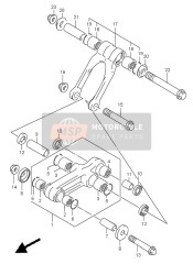 6260003860, Lever Set, Rear Cushion, Suzuki, 0