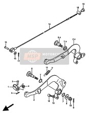 4312001B30, Arm,Rear Brake, Suzuki, 0