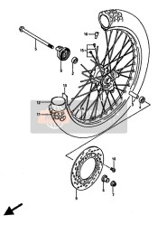 Roue avant