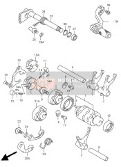 2560037F20, Leva Cambio, Suzuki, 1