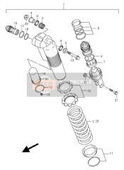 6221137FB0, Spring (Soft,K=5.0), Suzuki, 1