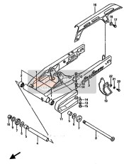 Bras oscillant arrière