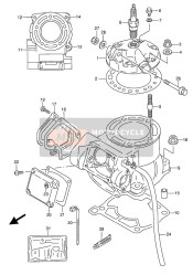 1123105D00, Tapa Cilindro Nº1, Suzuki, 0