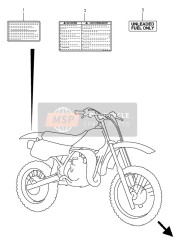 9901102B8001K, Bedienungsanleitung RM85/K5, Suzuki, 0