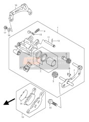 6914103B00, .Pin, Pad, Suzuki, 0