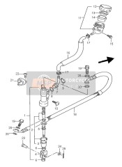 6948003B60, Hose, Rear Brake, Suzuki, 0