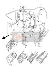 6866037F40YHB, Adesivo Dx, Suzuki, 0