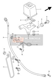 3493814D30, Guida Cavo, Suzuki, 1