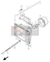 3510005D10, Faro Delantero, Suzuki, 0