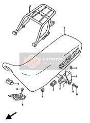 4512015D01, Patte, Suzuki, 1