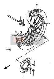 Roue avant