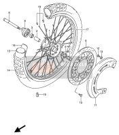 5532031D00, Spoke Set,Front Wheel, Suzuki, 1