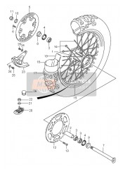 Roue arrière