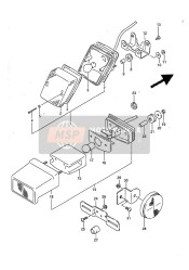 Lámpara de combinación trasera