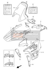 9440131D2033J, Cowling Assy, Front  (Black), Suzuki, 0