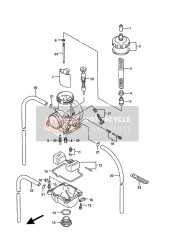 1341043D30, Starter Valve, Suzuki, 1