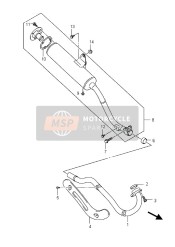 1477108G00, Connector, Muffler, Suzuki, 4