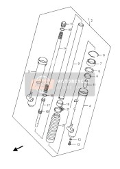 Amortisseur de fourche avant (SW)