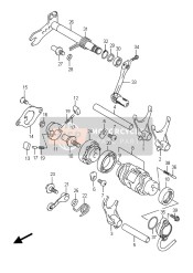 2567110H00, Stopper, Gear Shift Arm, Suzuki, 0