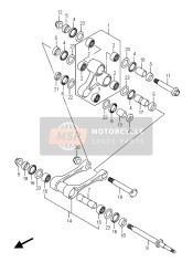 6260128830, Rod Set, Rear Cushion, Suzuki, 0