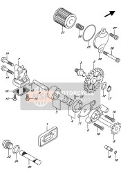 1641045G10, Rotor Set, Oil Pump, Suzuki, 3