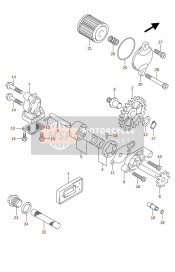1641049H00, Rotor Set, Oil Pump No.1, Suzuki, 1