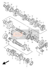 2433143D11, Gear, 3RD Criven (NT:26), Suzuki, 0