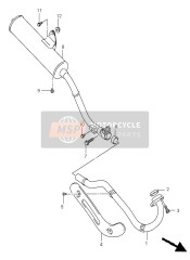 0910308247, Bolt, Muffler Support  Rear, Suzuki, 0