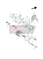 1632110H00, Gear, Oil Pump Idle, Suzuki, 0