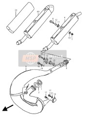 1435137E00, C Silenciador, Suzuki, 0