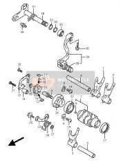 2532233C01, Schakelvork, Suzuki, 0