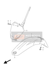 6864143EK0YCF, Emblem, "S", Suzuki, 3