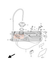 4454228H00, Cushion, Rear, Suzuki, 0