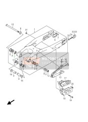 6134135G10, Kettenfuehrung, Suzuki, 1