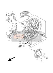 Roue arrière