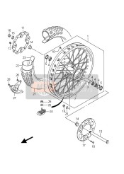 Roue arrière